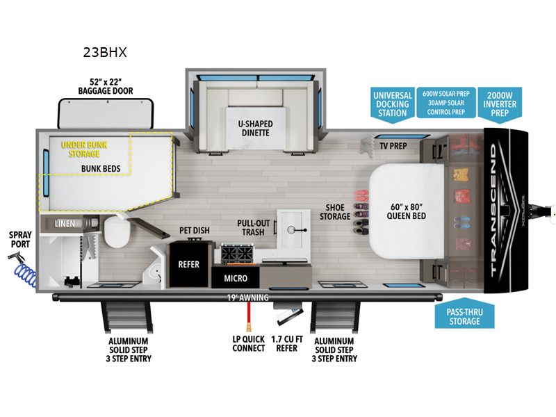 2026 Grand Design Transcend Xplor 23BHX in ramsey MN