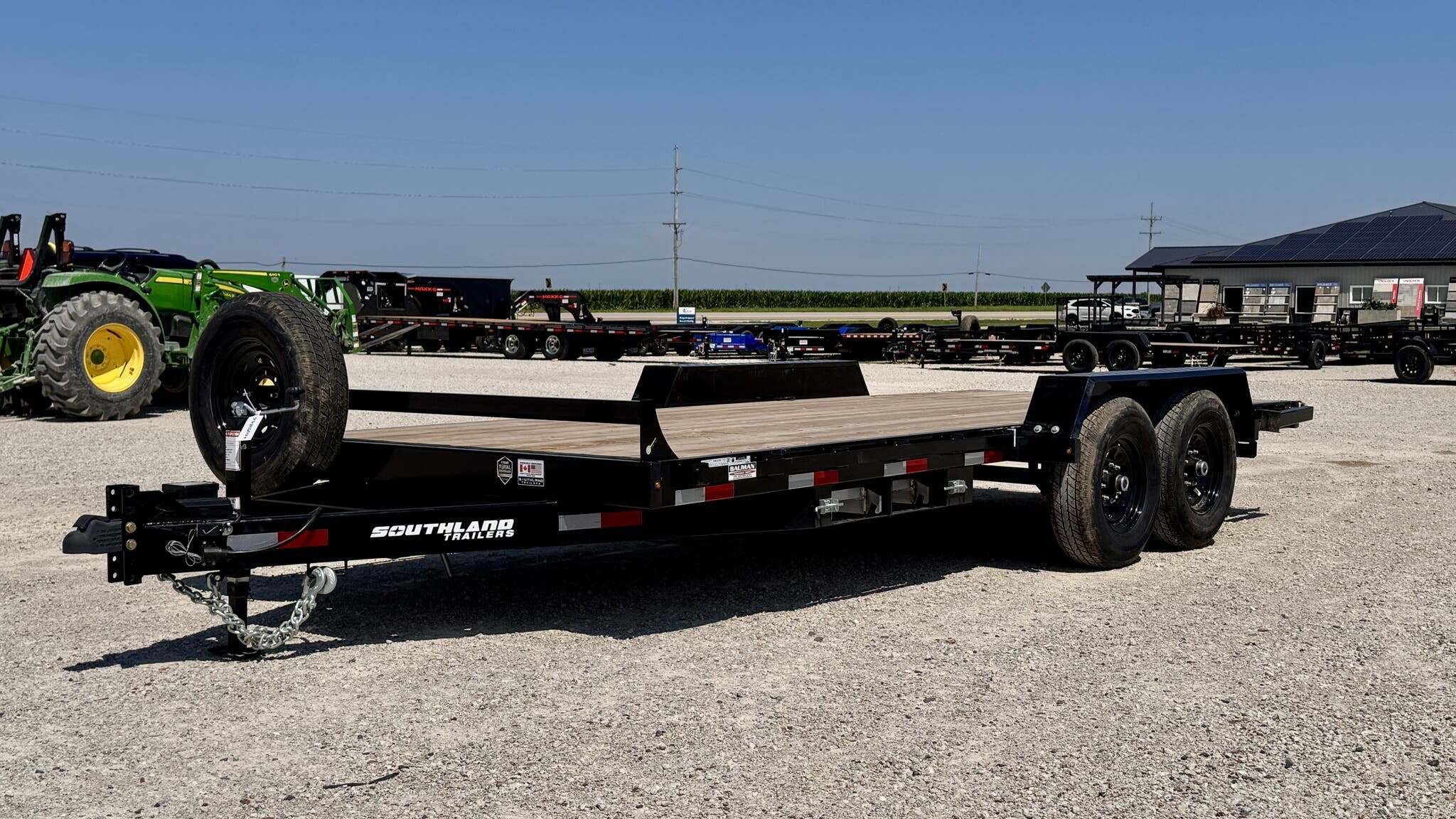 2026 Southland 18' EQUIPMENT TRAILER- HD DECKING - 15,400# GVWR in Goodfield, IL