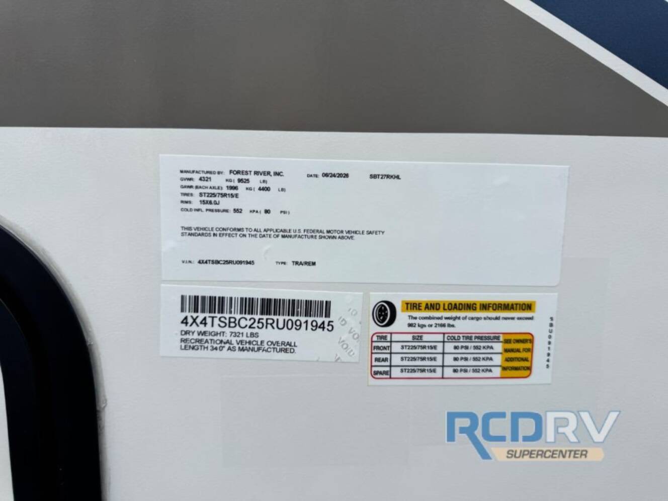 A photo of this 2024 Forest River Rv Salem Hemisphere Hyper-Lyte 27RKHL