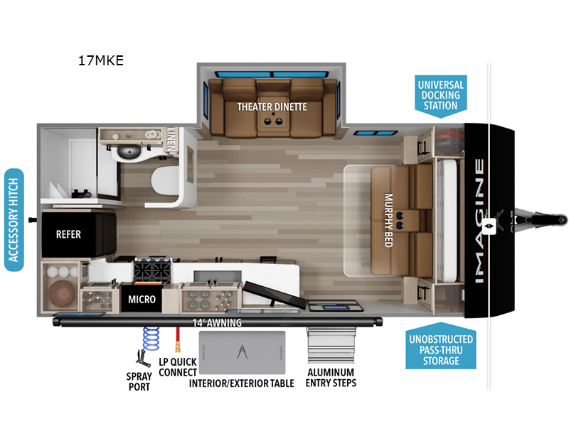 2027 Grand Design Imagine XLS 17MKE in santa fe springs CA