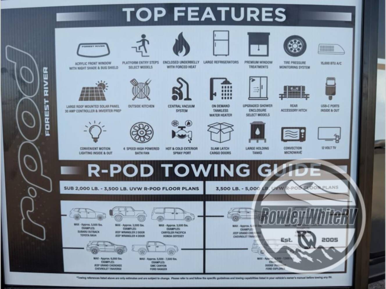 A photo of this 2027 Forest River Rv R Pod RP-203