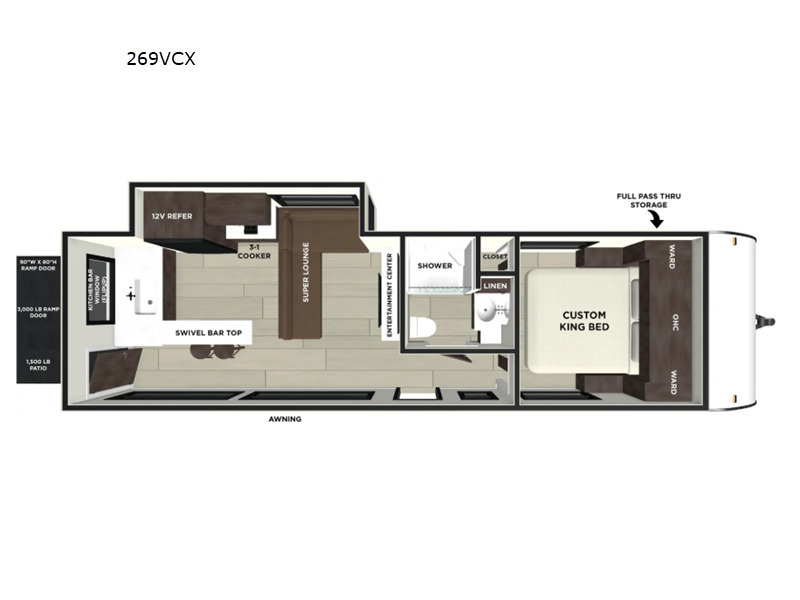 A photo of this 2026 Forest River Rv Wildwood FSX 269VCX