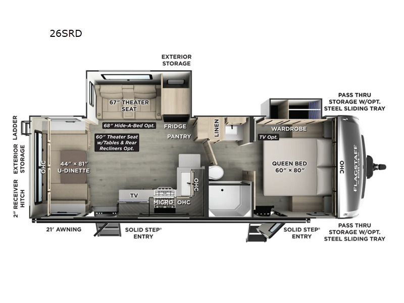 2027 Forest River Rv Flagstaff Super Lite 26SRD in poulsbo WA