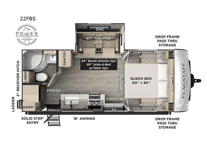 2027 Forest River Rv Flagstaff Micro Lite 22FBS in tacoma WA