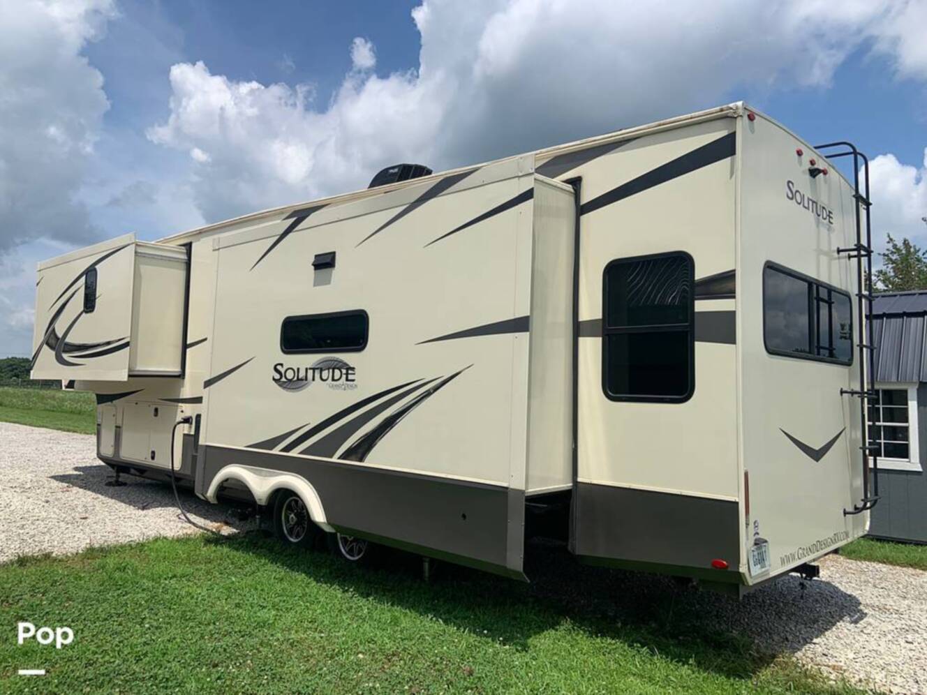 A photo of this 2021 Grand Design Solitude 3540GK-R