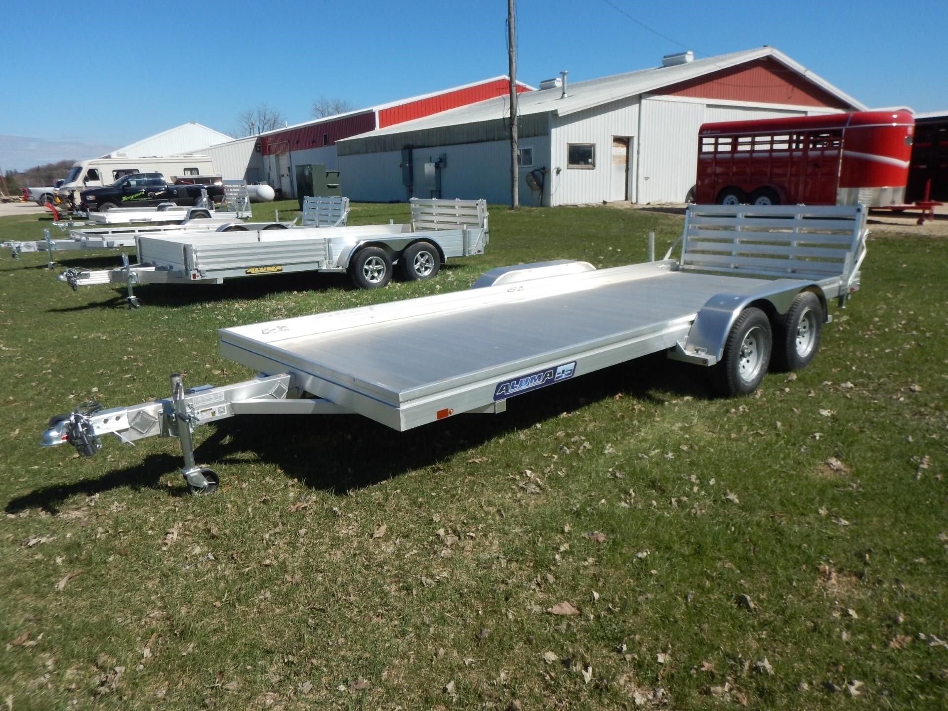 2024 ALUMA 7818ESA, W/ TANDEM AXLES, BIFOLD TAILGATE in Dover, MN
