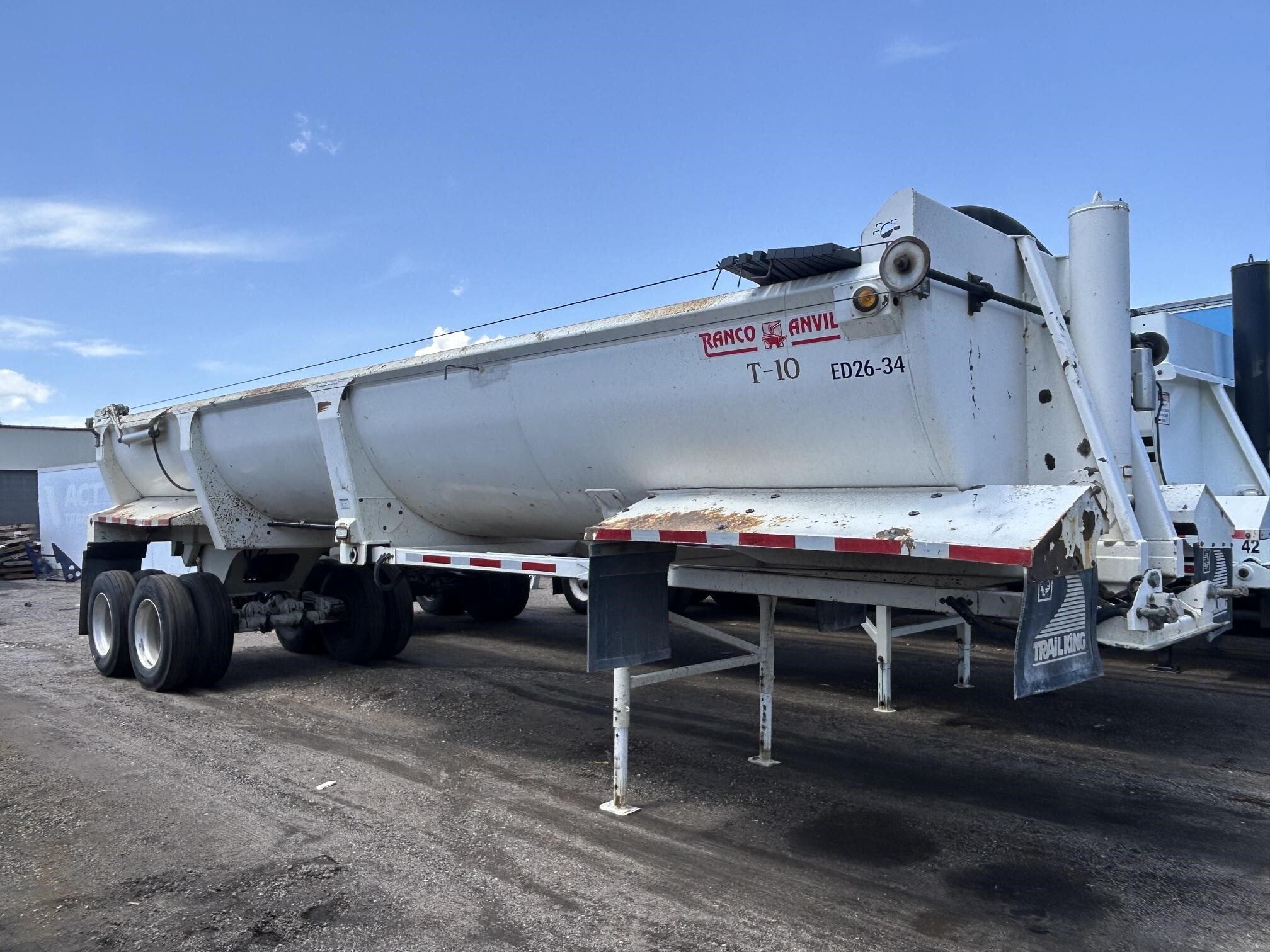2020 RANCO ED26-34 ANVIL STEEL FRAMELESS ROC END DUMP in Henderson, CO