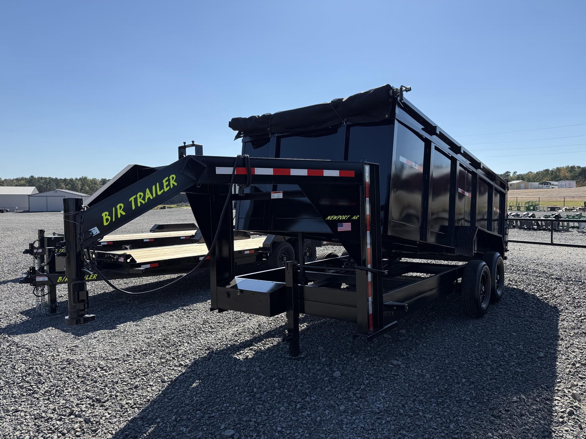 2026 B/R TRAILER 16X82 GOOSENECK DUMP TRAILER in Heber Springs, AR