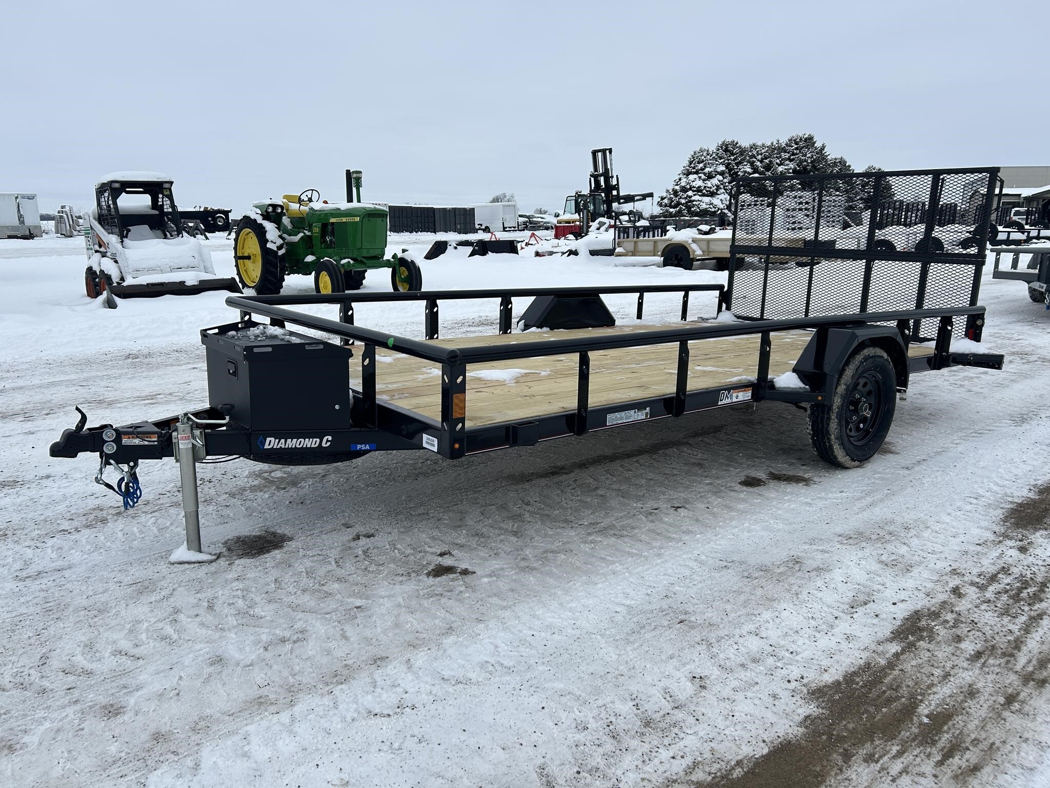 2026 DIAMOND C PSA 83"X14' 3.5K SA UTILITY FLATBED TRAILER in Pecatonica, IL