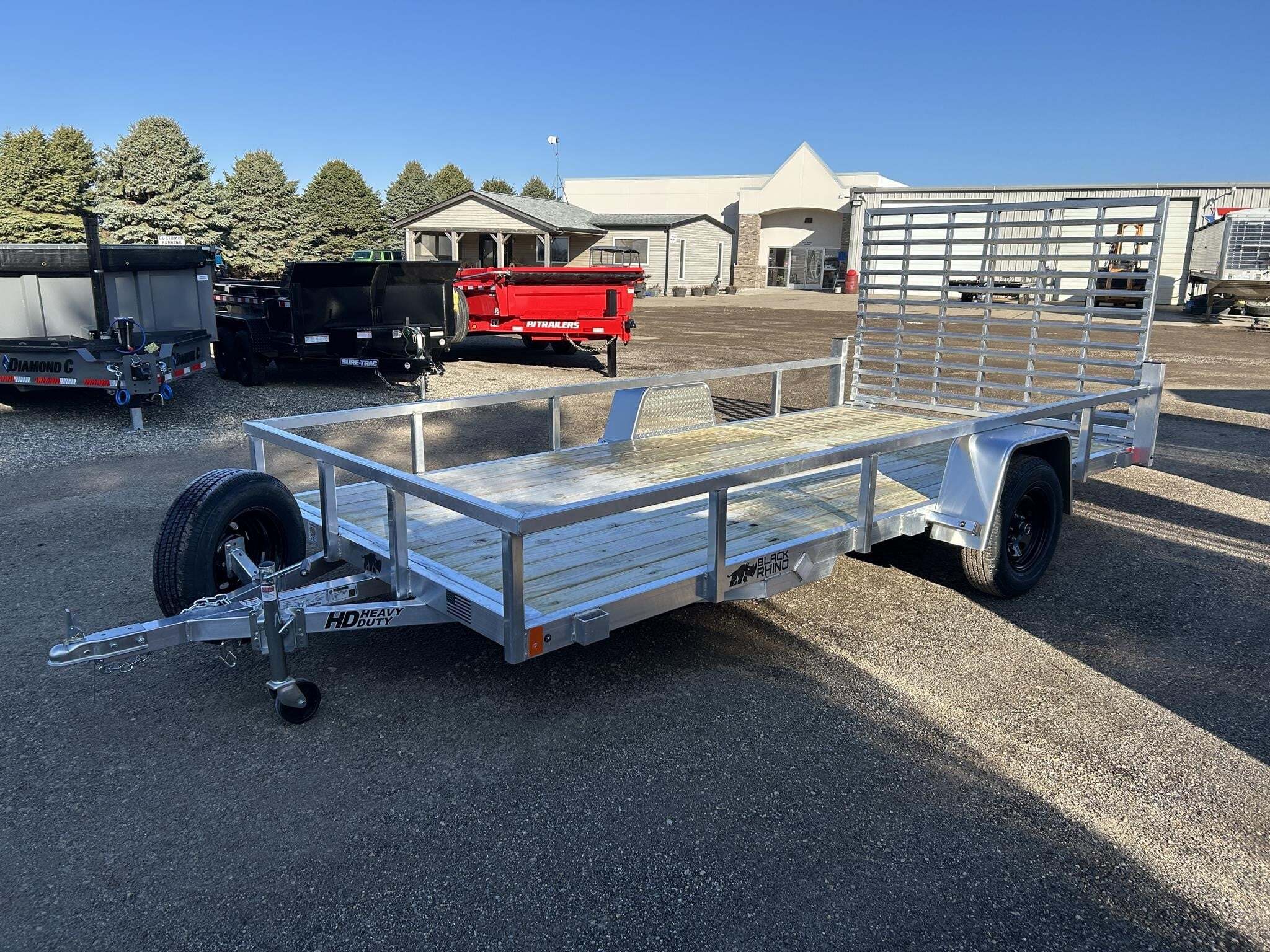 2026 BLACK RHINO EXS 81"X12' 3K SA ALUMINUM UTILITY TRAILER in Pecatonica, IL