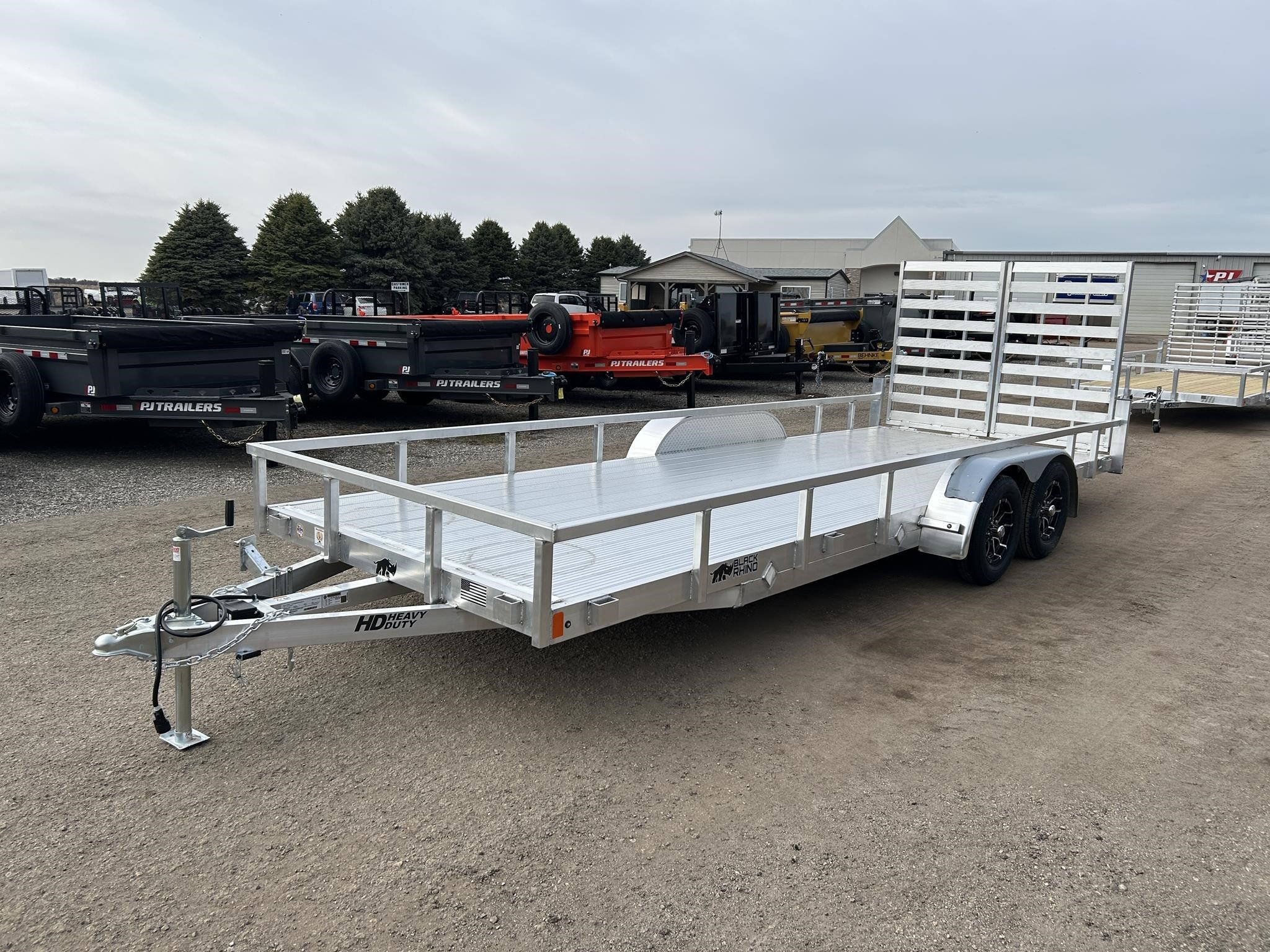 2026 BLACK RHINO LST 81"X20' 7K TA ALUMINUM UTILITY FLATBED TRAILER in Pecatonica, IL