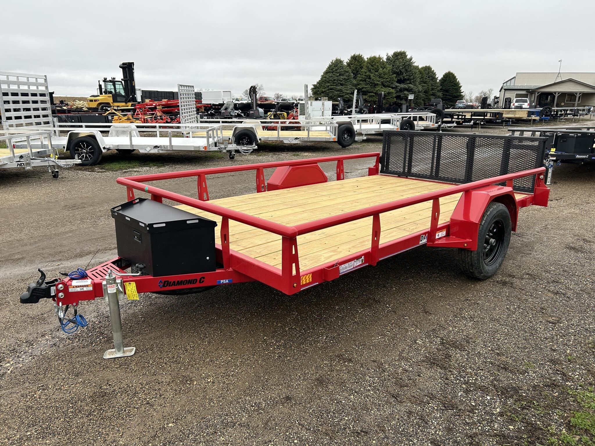 2026 DIAMOND C PAS 83"X12' 3K SA UTILITY FLATBED TRAILER in Pecatonica, IL