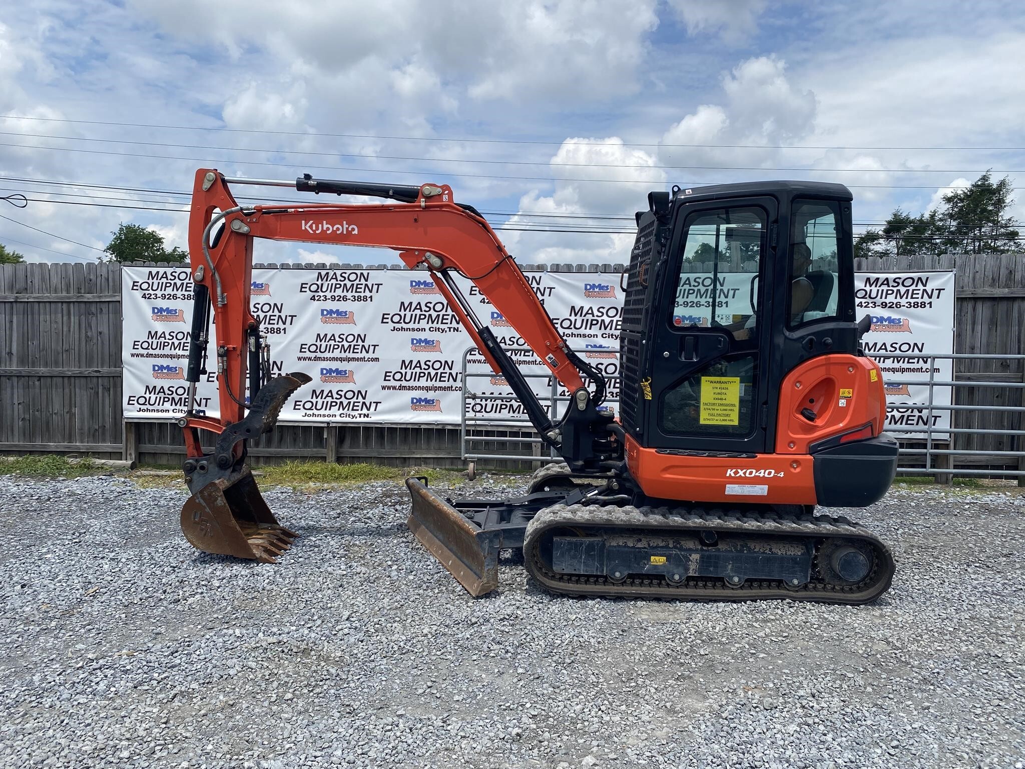 2025 KUBOTA KX040-4 in Johnson City, TN