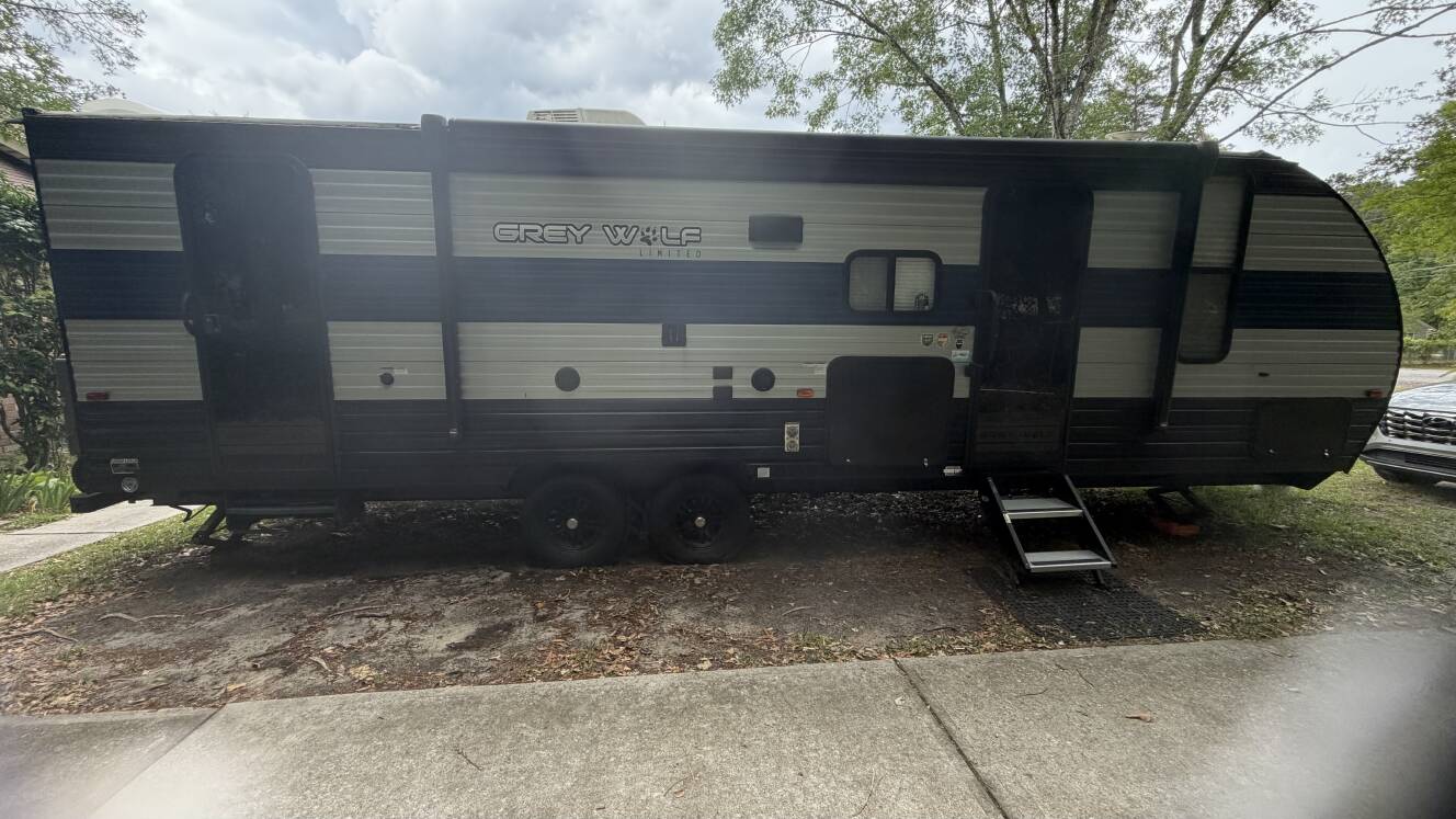 A photo of this 2021 Forest River CHEROKEE GREY WOLF 26DBH