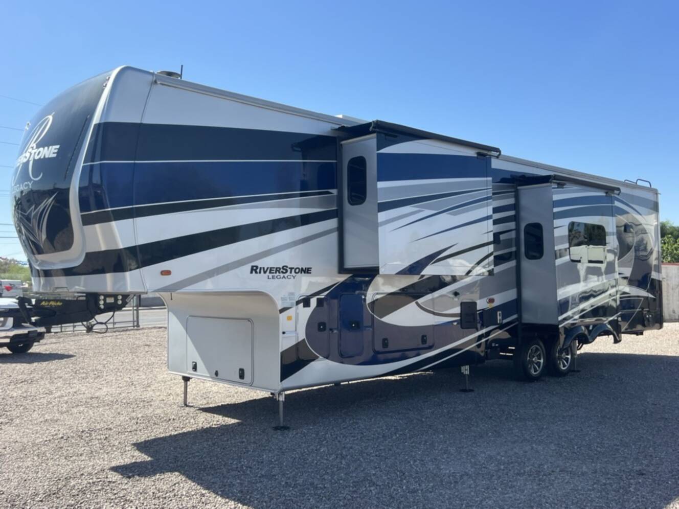 A photo of this 2021 Forest River RIVERSTONE 39RKFB