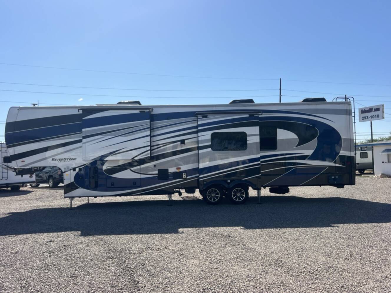 A photo of this 2021 Forest River RIVERSTONE 39RKFB