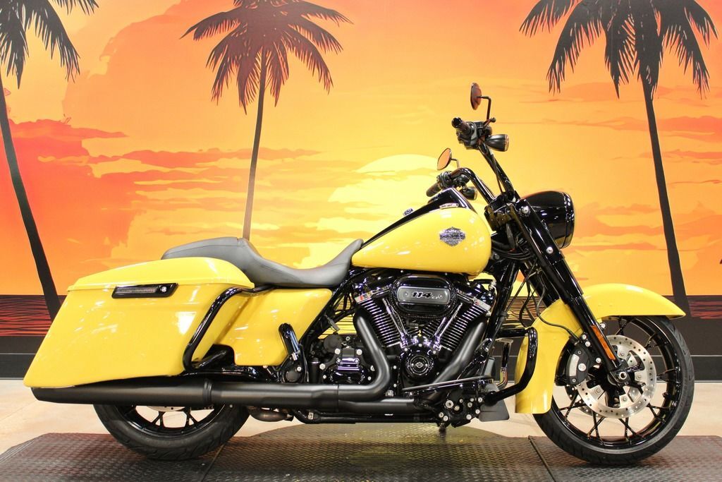 Yellow Harley-Davidson Road King Special Motorcycles For Sale