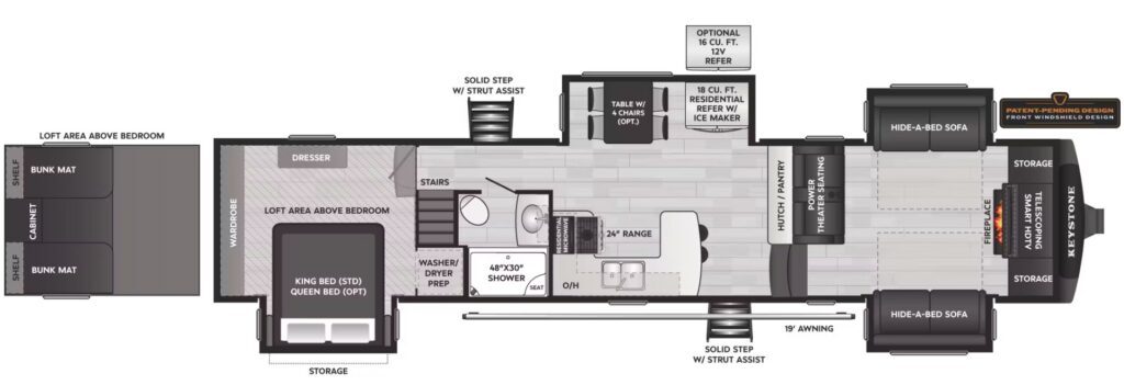2026 Keystone Montana High Country 377FL in bevington IA