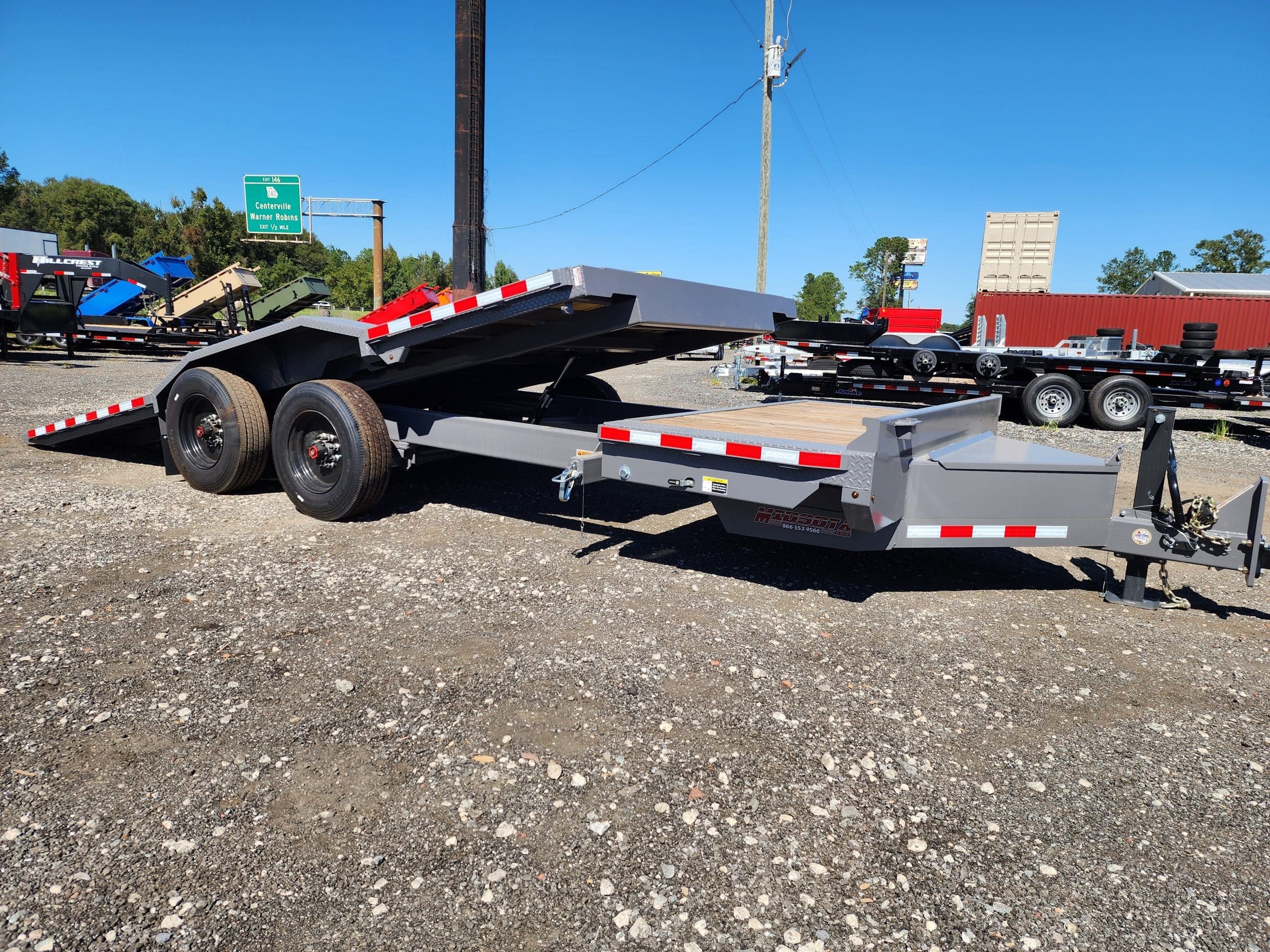 2026 midsota 102X24 22K Midsota Gravity Tilt wide body equipment tra in Byron, GA