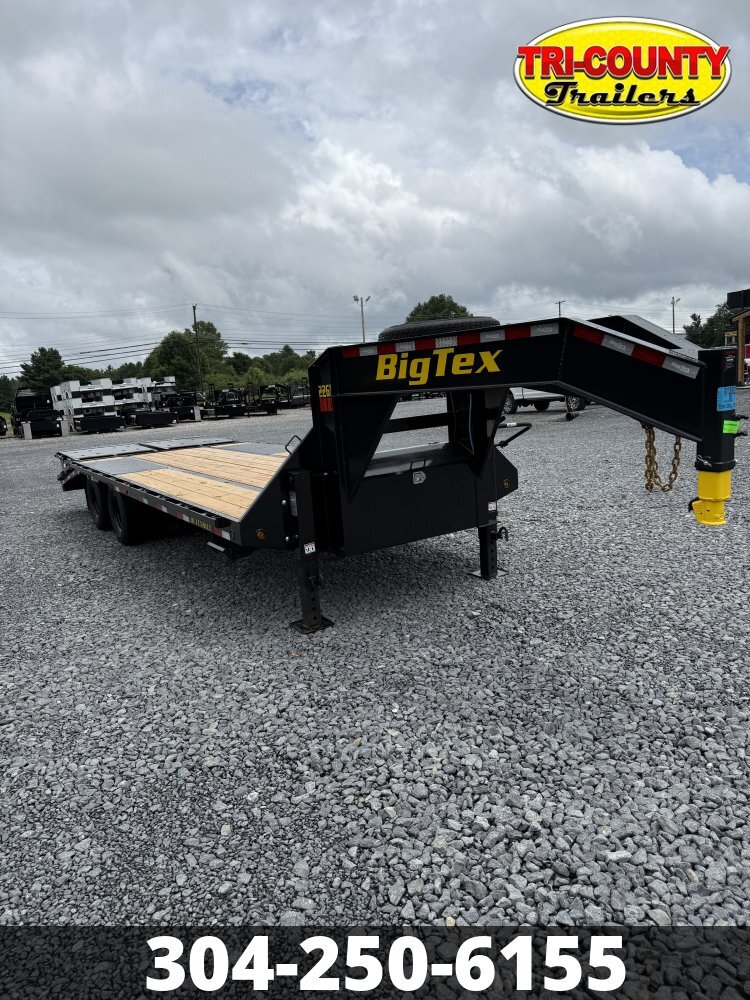 2027 Big Tex 22GN 102X20+5 23.9 GOOSENECK DECKOVER W/MEGA RAMPS in Beaver, WV