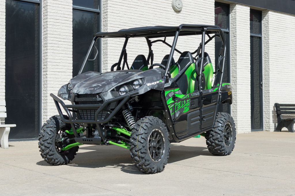 2025 Kawasaki Teryx4 S LE Cypher Camo Gray in dunmore PA