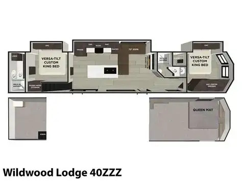 2026 Forest River Rv Wildwood Grand Lodge 40ZZZ in kearney NE