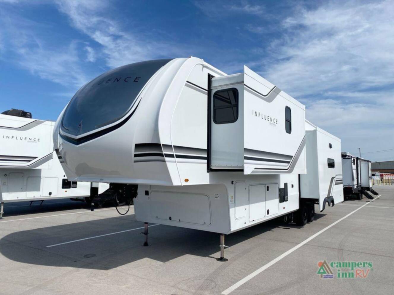 A photo of this 2026 Grand Design Influence 3503GK