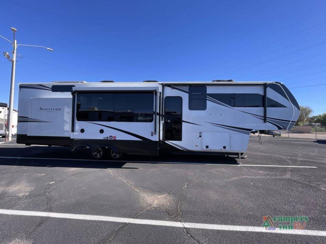 A photo of this 2026 Grand Design Solitude 391DL