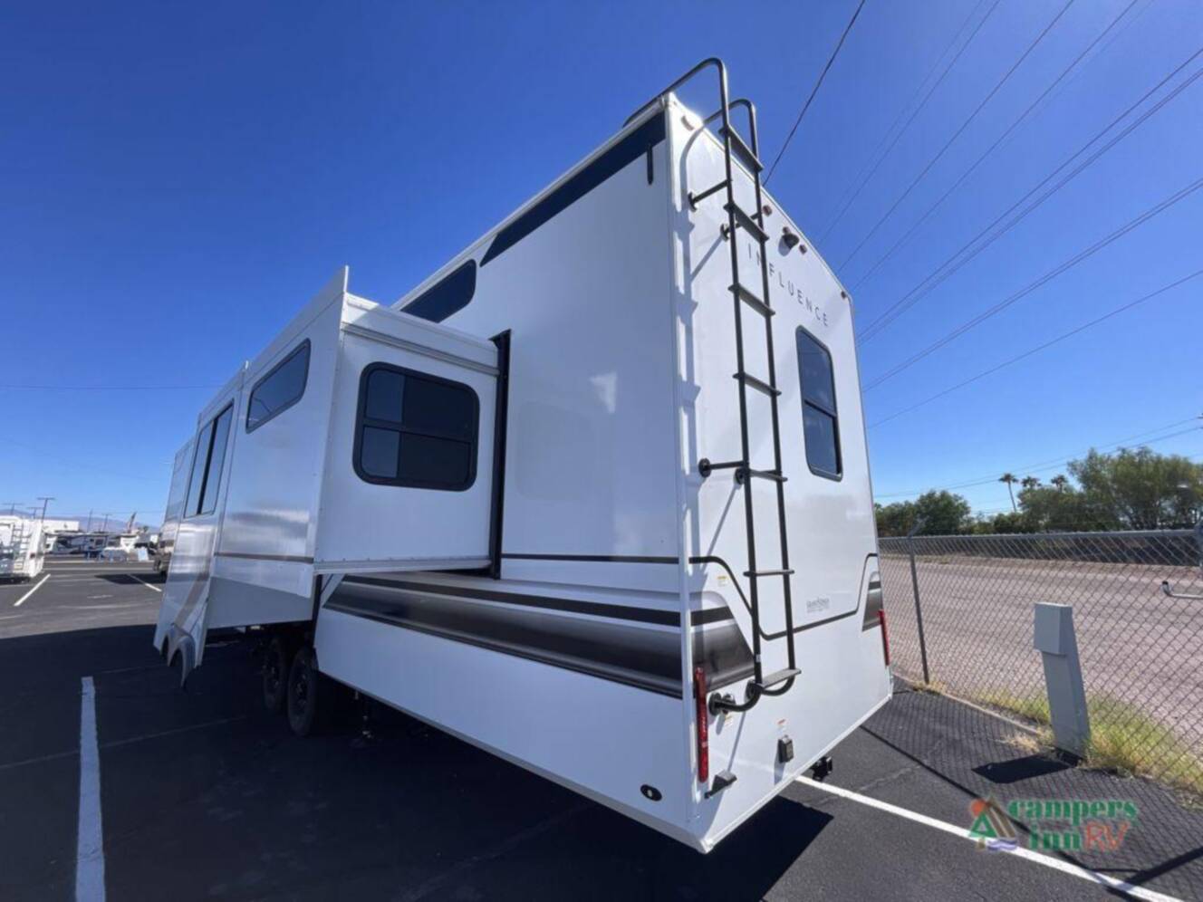 A photo of this 2026 Grand Design Influence 3804DS