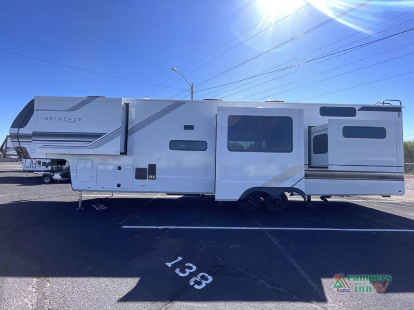A photo of this 2026 Grand Design Influence 3804DS