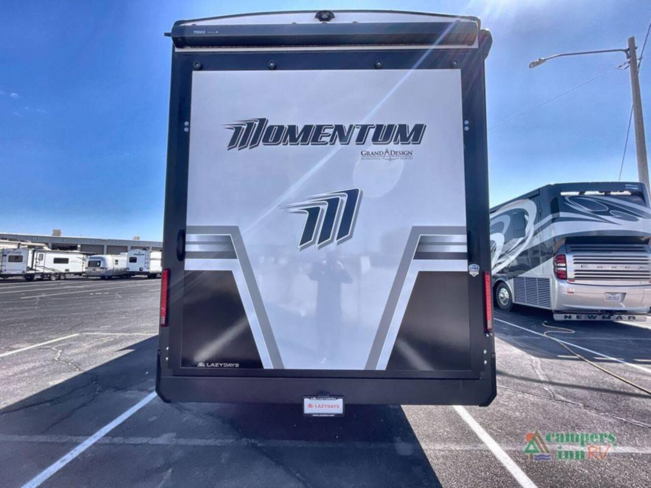 A photo of this 2026 Grand Design Momentum M-Class 351MS