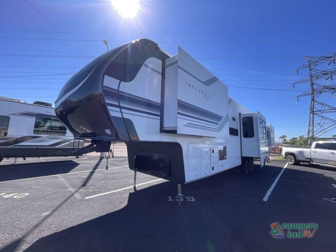 A photo of this 2026 Grand Design Influence 3804DS