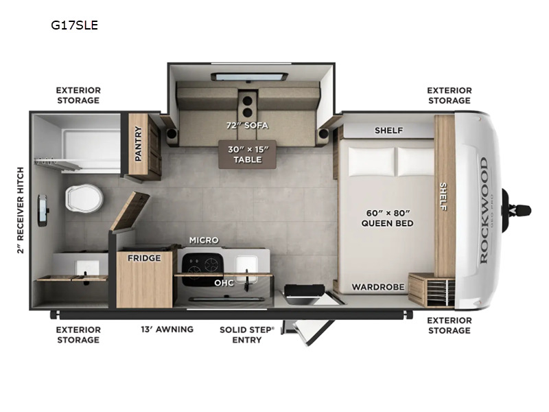 2027 Forest River Rv Rockwood GEO Pro G17SLE in east earl PA