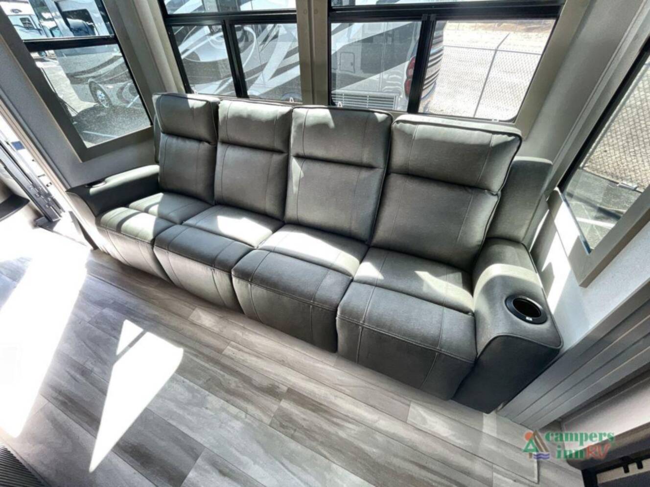 A photo of this 2026 Grand Design Momentum M-Class 351MS