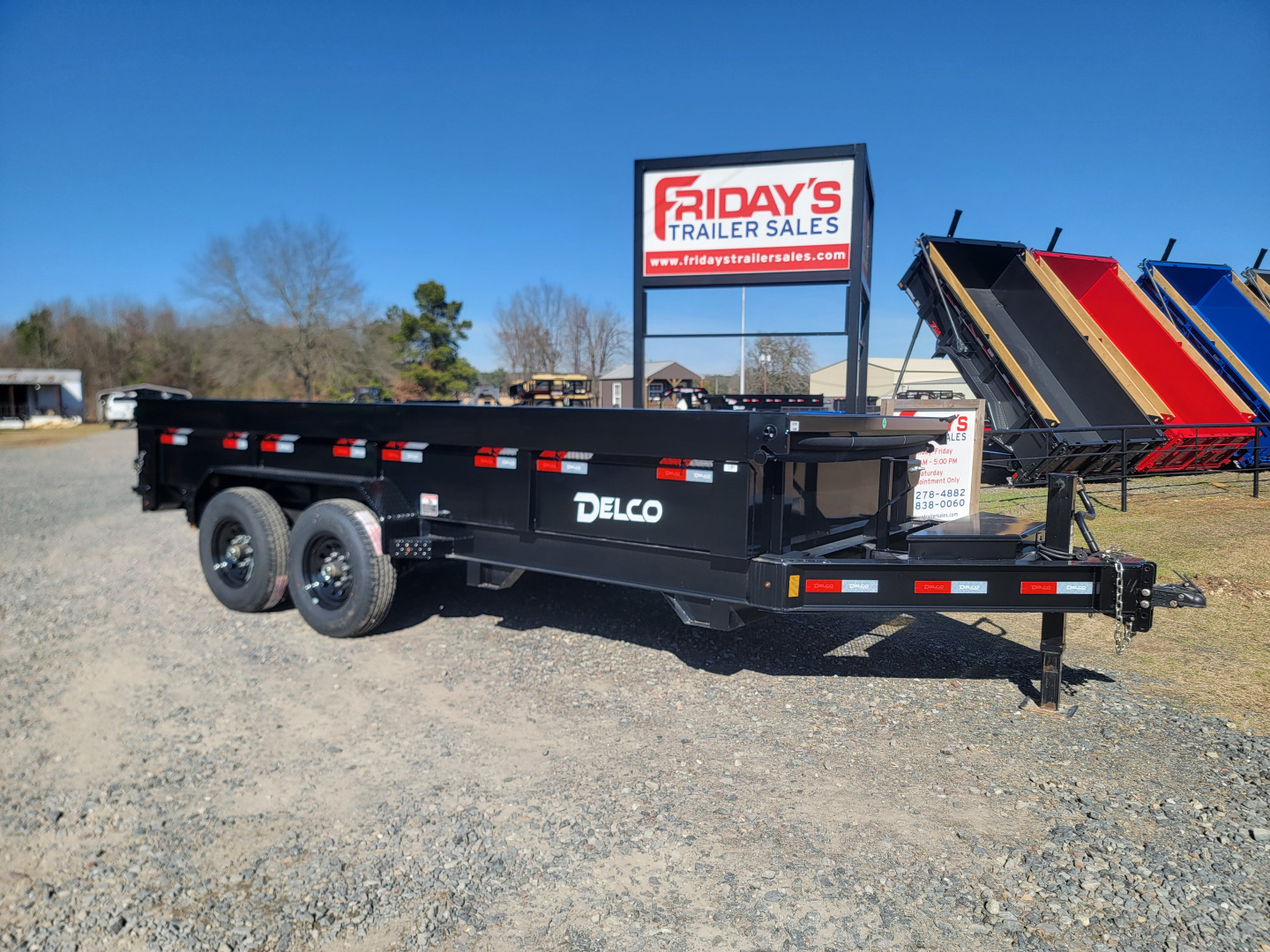 2025 Delco Trailers D3 16' x 83" in Texarkana, TX
