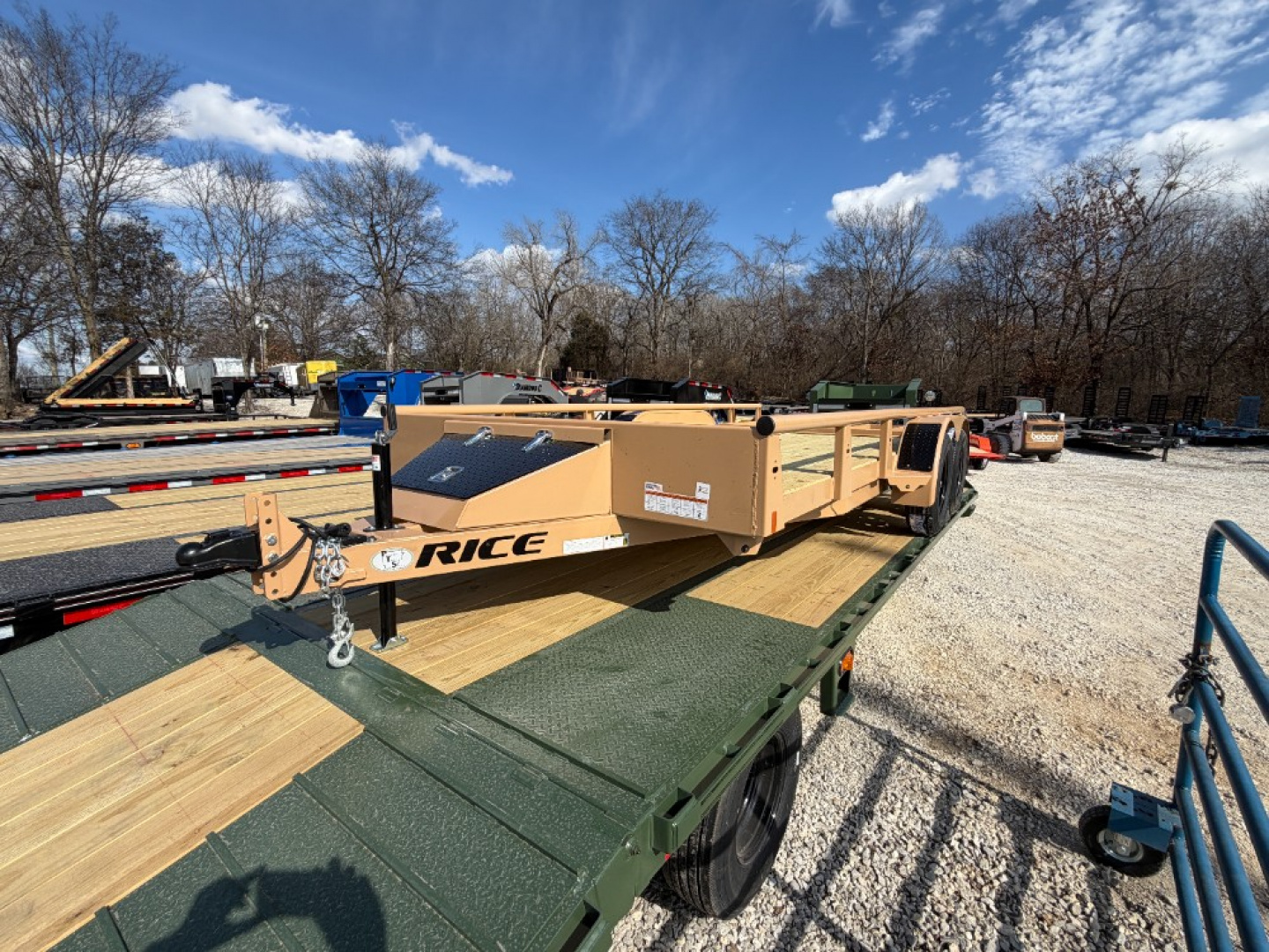 2026 Rice Trailers 7K 16' X 82" Tandem Deluxe Pipe Top Utility in Fayetteville, AR
