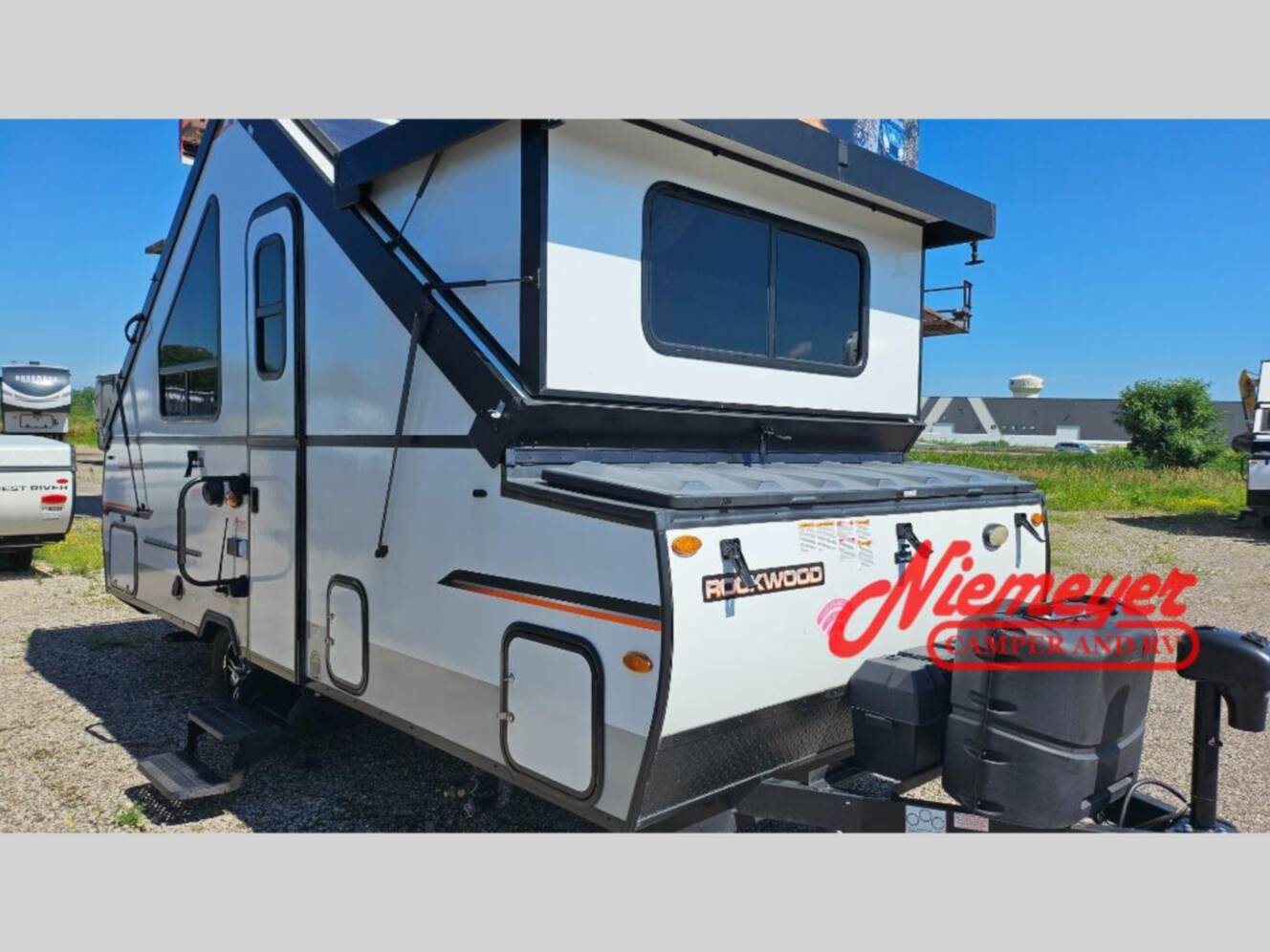 A photo of this 2023 Forest River Rv Rockwood Hard Side High Wall Series A214HW