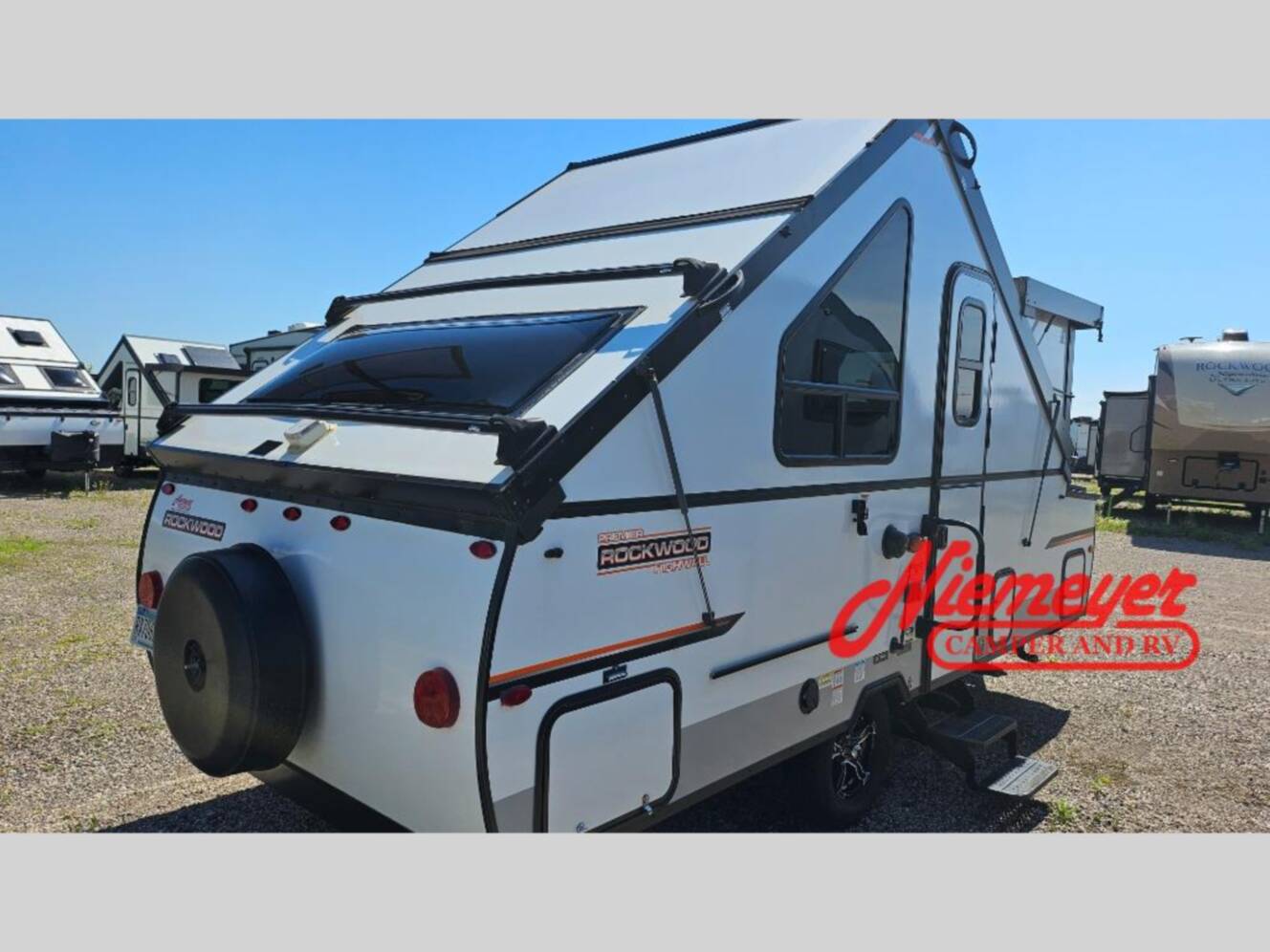 A photo of this 2023 Forest River Rv Rockwood Hard Side High Wall Series A214HW