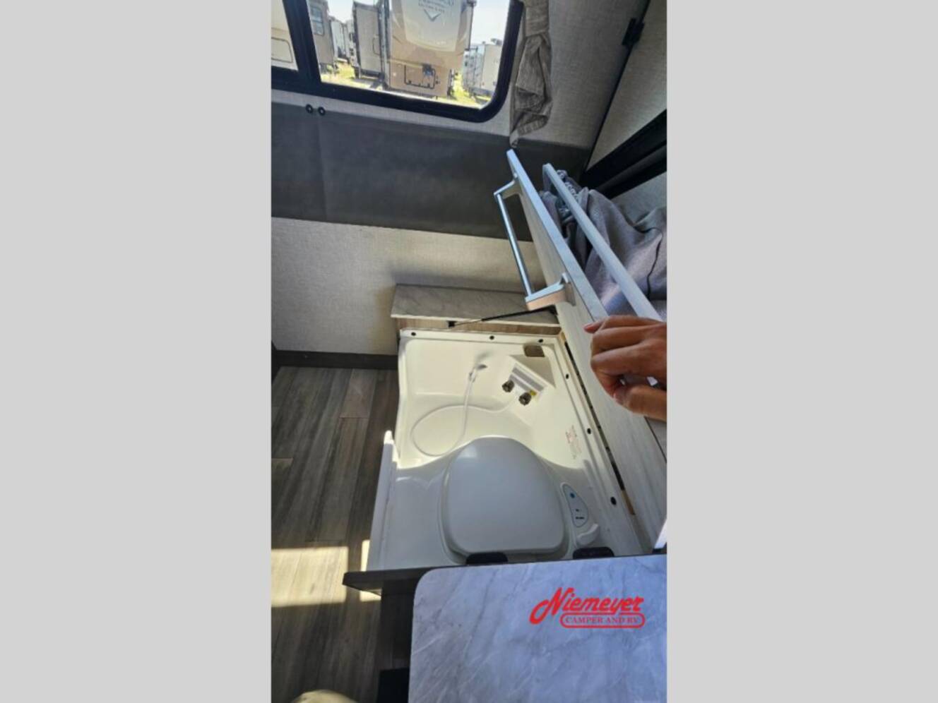 A photo of this 2023 Forest River Rv Rockwood Hard Side High Wall Series A214HW
