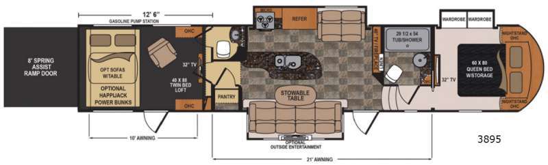 2015 Dutchmen Rv Voltage V3895 in ringgold GA