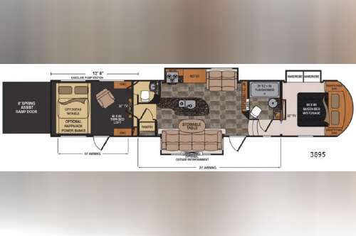 2015 Dutchmen Rv Voltage V3895 in ringgold GA