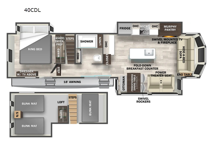 2025 Forest River Rv Cedar Creek Cottage 40CDL in jasper GA