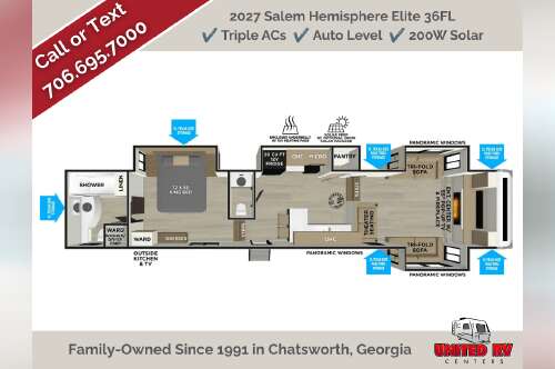 2027 Forest River Rv Salem Hemisphere Elite 36FL in chatsworth GA