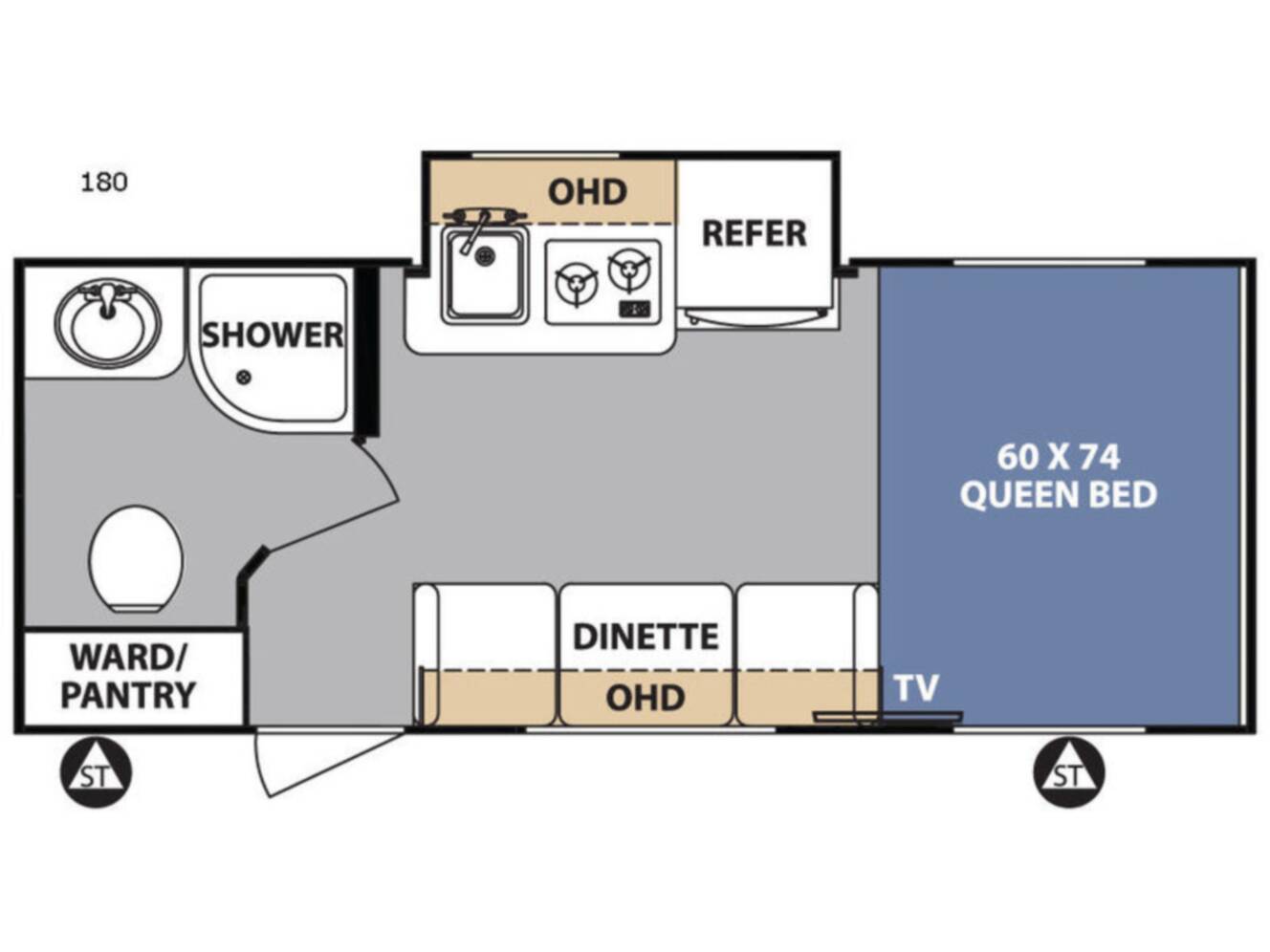 A photo of this 2017 Forest River Rv R Pod RP-180