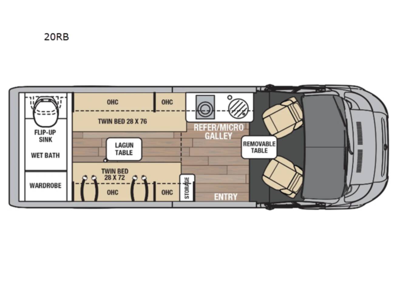 A photo of this 2024 Coachmen Rv Nova 20RB