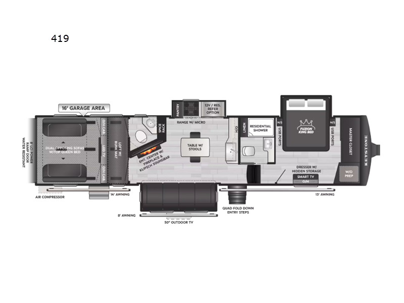 2026 Keystone Rv Fuzion 419 in pasco WA