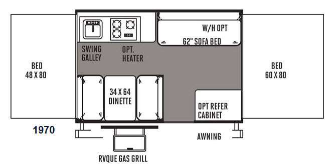 2014 Forest River Rv Rockwood Freedom Series 1970 in everett WA