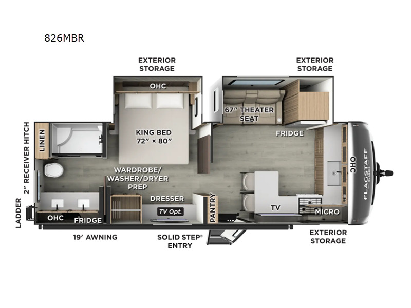 2026 Forest River Rv Flagstaff Classic 826MBR in everett WA