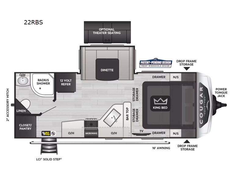 2024 Keystone Rv Cougar Half-Ton 22RBS in portland OR
