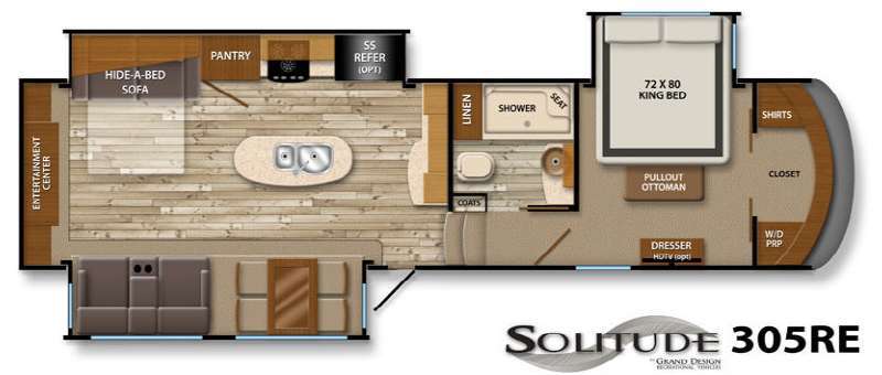 2014 Grand Design Solitude 305RE in portland OR